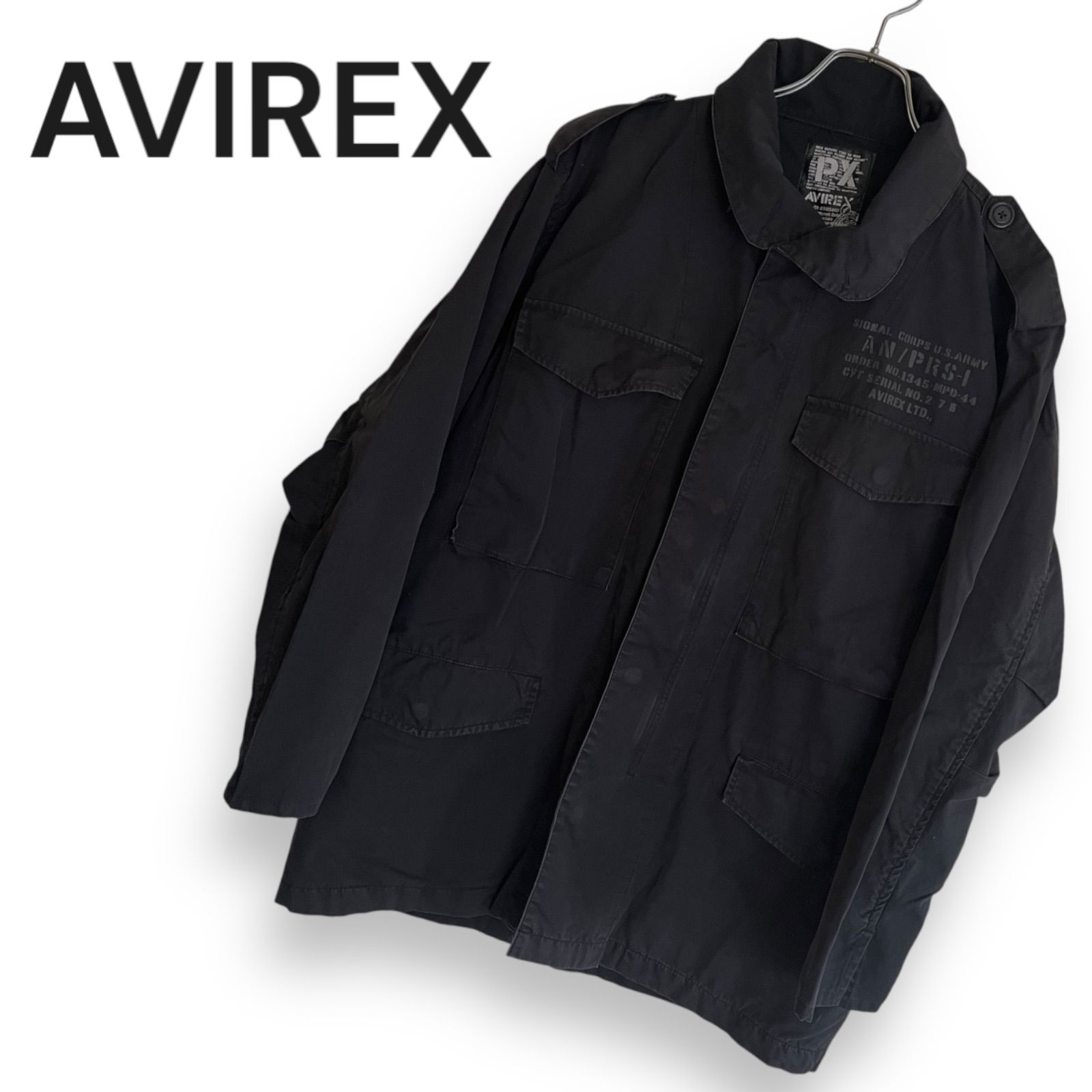 AVIREX アビレックス ブラック ブルゾン ジャンパー メンズカジュアル 