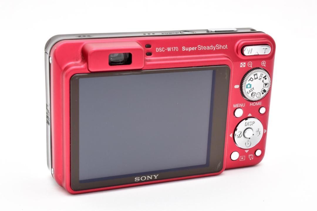 247 SONY Cyber-shot DSC-W170 レッド - メルカリ