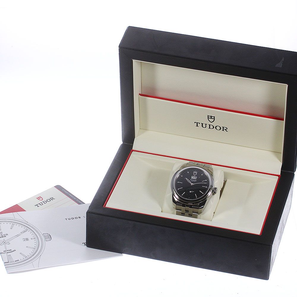 チューダー/チュードル TUDOR グラマーダブルデイト 57000  シルバー SS 自動巻き メンズ 腕時計
