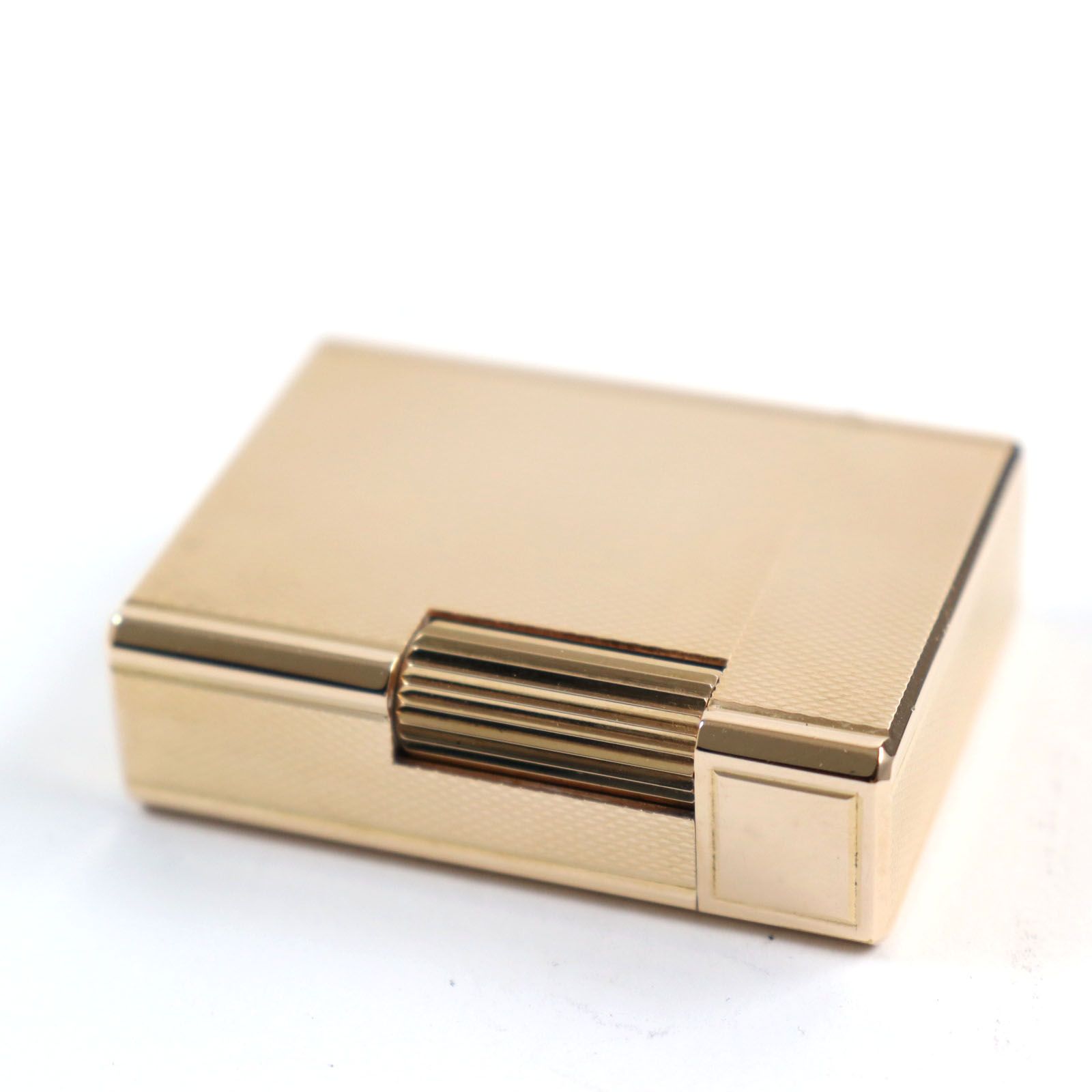 外装極美品○Dupont デュポン ライン1 ショート ダイヤ柄 スクエア  