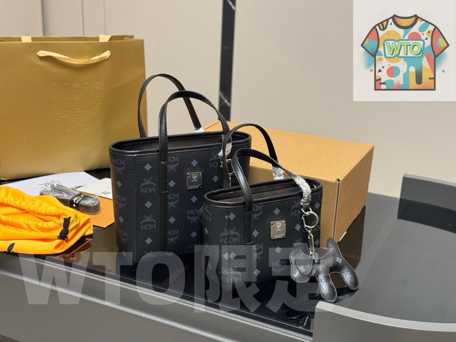 今日 MCM New Market Tote Bag メシューエム ニュー マーケットトートバッグ-WTO輸入1