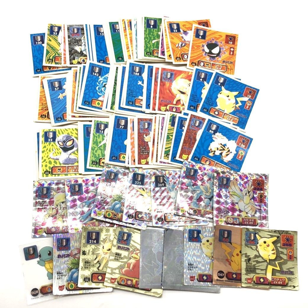 アマダ ポケットモンスター 最強シール列伝 ピカチュウ リザードン ウインディ 他 150枚 まとめ売り ポケモン ステッカー 006274