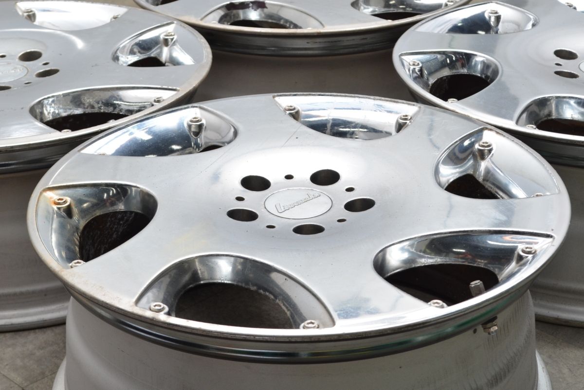 Lowenzahn 18in 7.5Ｊ 48 PCD114.3 4本 アルファード ヴェルファイア ノア ヴォクシー エスクァイア エクストレイル エルグランド