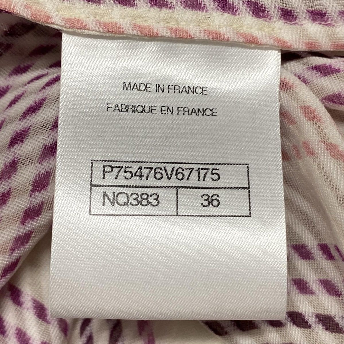 CHANEL ピンク 長袖シャツ CHANEL（シャネル）カジュアルシャツ ピンク サイズ:34(XXS位