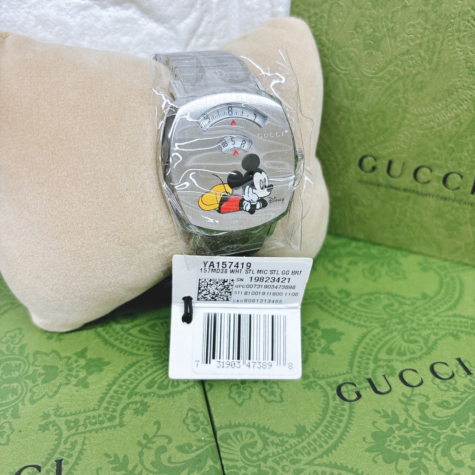 【超希少・新品】GUCCI×Disney  グッチ×ディズニー　コラボ腕時計  ウォッチ　YA157419