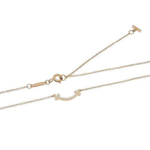 TIFFANY&Co.(ティファニー) Tスマイル ミニ ペンダント ダイヤモンド  