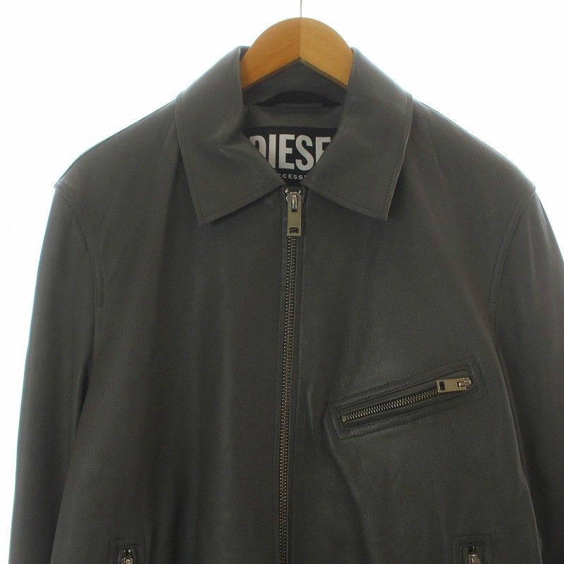 ディーゼル DIESEL L-KORN レザージャケット ライダース ディーゼル DIESEL L-KORN レザージャケット ライダース
