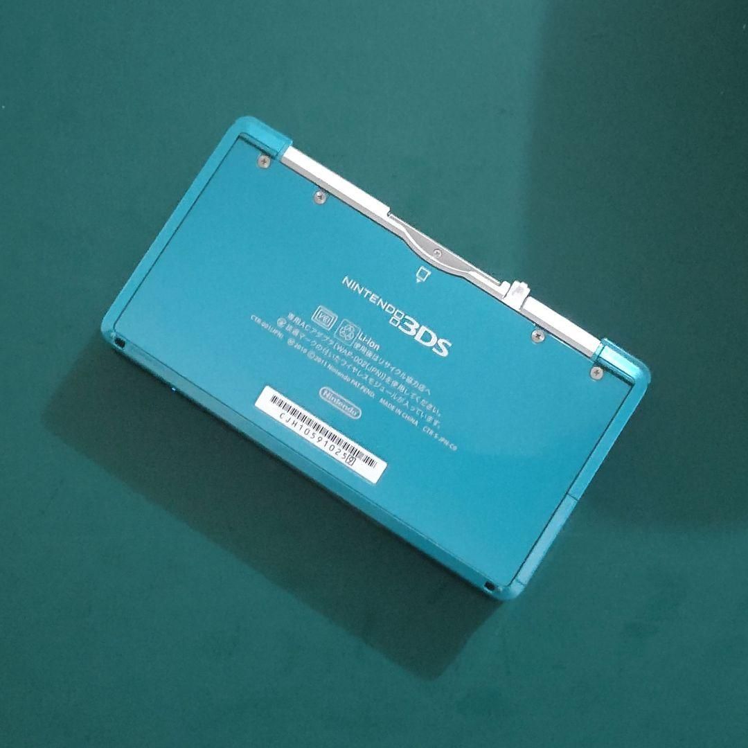 ニンテンドー3DS - F88【中古・良品】Nintendo 3DS Aqua Blue 充電器SD付き ニンテンドー3DS - F88【中古・良品】Nintendo 3DS Aqua Blue
