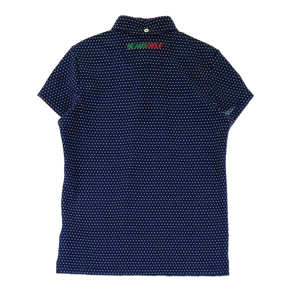 サイズ：M BEAMS GOLF ビームスゴルフ 半袖ポロシャツ ドット柄
