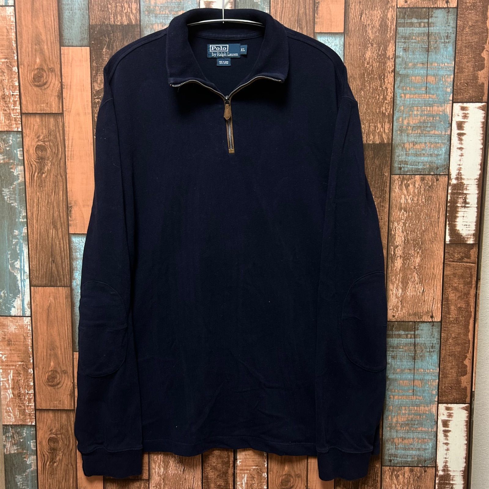 Polo Ralph Lauren ラルフローレンハーフジップスウェットサイズ:XL  ネイビー