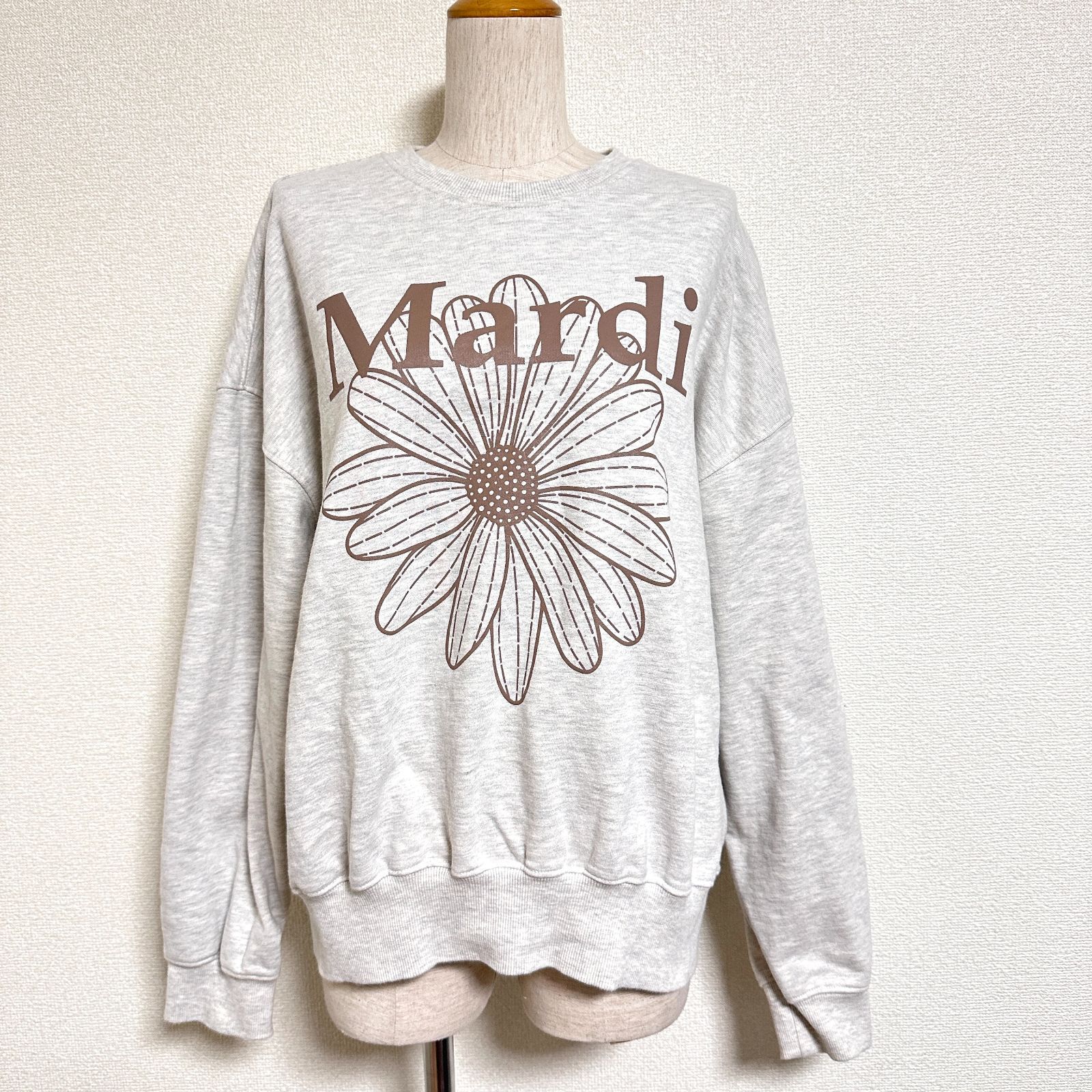 Mardi Mercredi マルディメクルディ SWEATSHIRT FLOWERMARDI フラワー 
