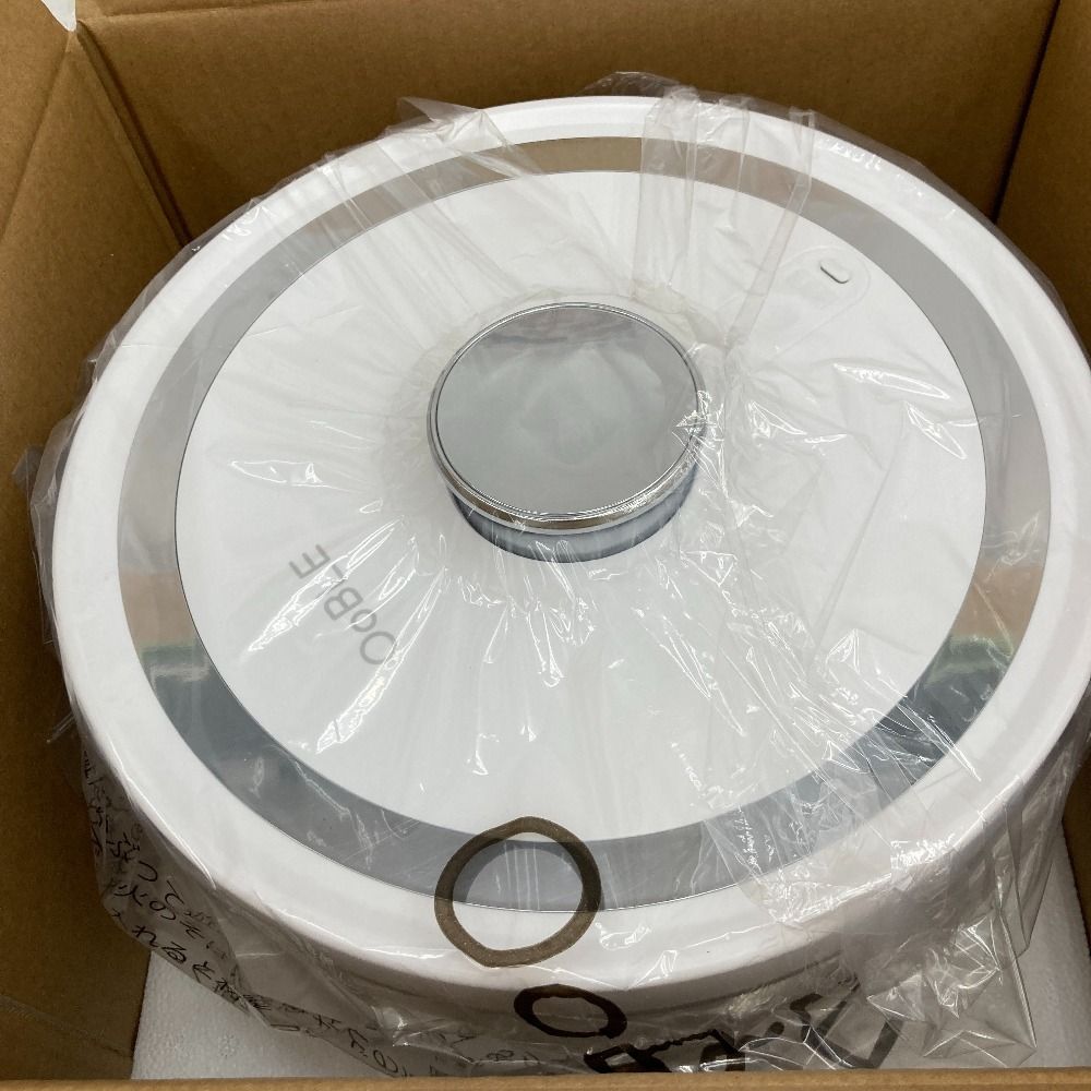 新品未使用OoBLE ミニ 真空保存容器ホワイト6.5L