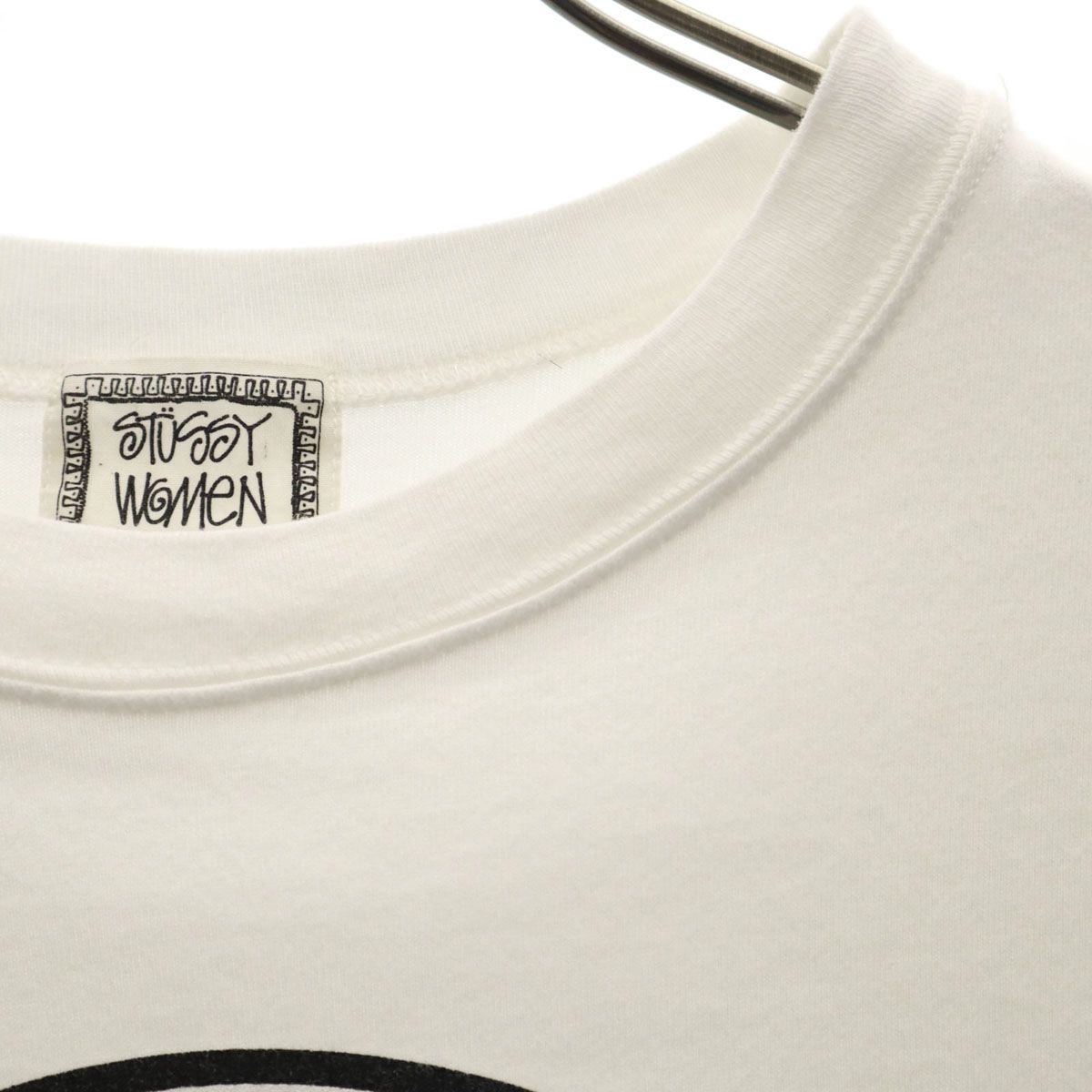 STUSSY WOMEN ステューシーウーマン ノースリーブ ショート丈 Tシャツ 