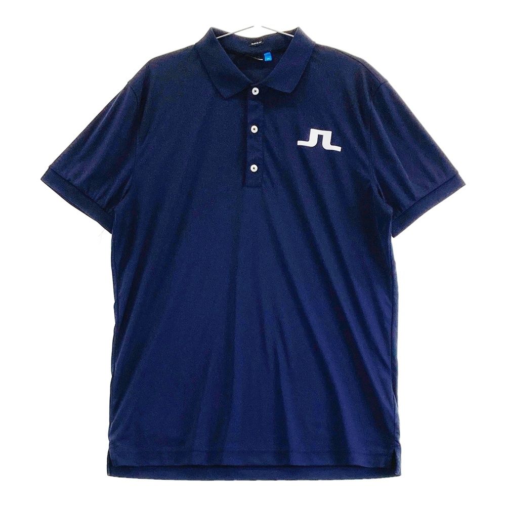 J.LINDEBERG ジェイリンドバーグ ポロシャツ 総柄 ロゴ メンズ M J
