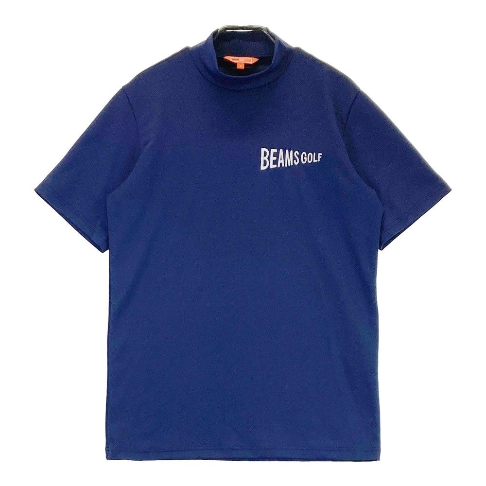サイズ：S BEAMS GOLF ビームスゴルフ  ハイネック 半袖Tシャツ  ネイビー系 [240101299016]# ゴルフウェア メンズ ストスト