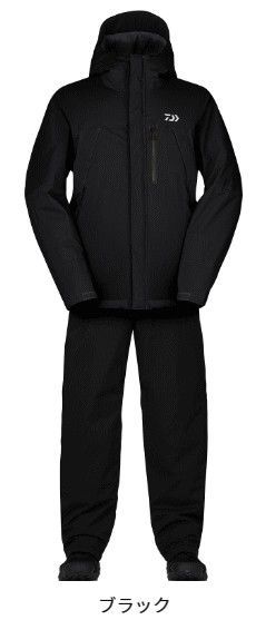 未使用級 ダイワ レインマックス ウィンタースーツ DW-3523 Lサイズ DAIWA（ダイワ） レインマックス ウィンタースーツ DW-3523 ブラック