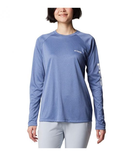 コロンビア Columbia Tidal Tee Heather Long Sleeve レディース シャツ トップス Bluebell Heathe Women's Tidal Tee Heather Long Sleeve Shirt | Columbia