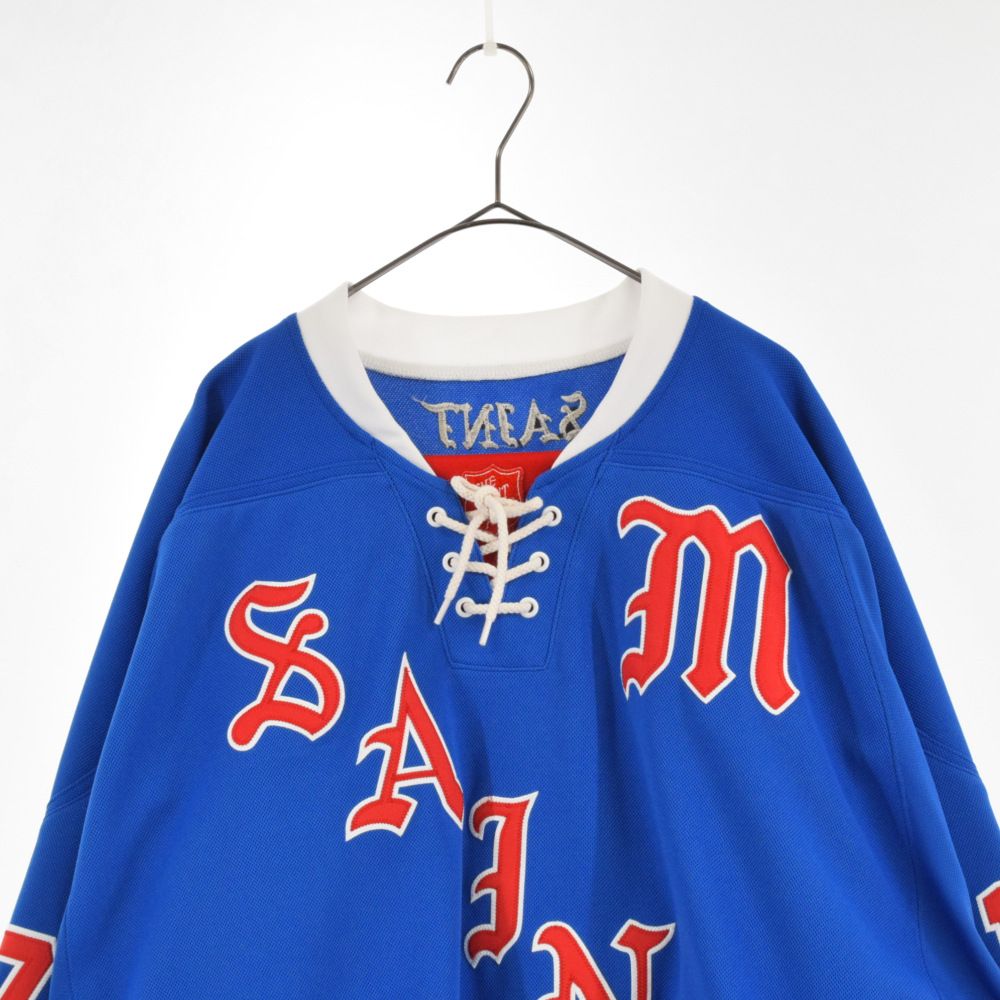 新品　23ss セントマイケル ホッケーシャツ　長袖 新品23ss セントマイケル ホッケーシャツ長袖