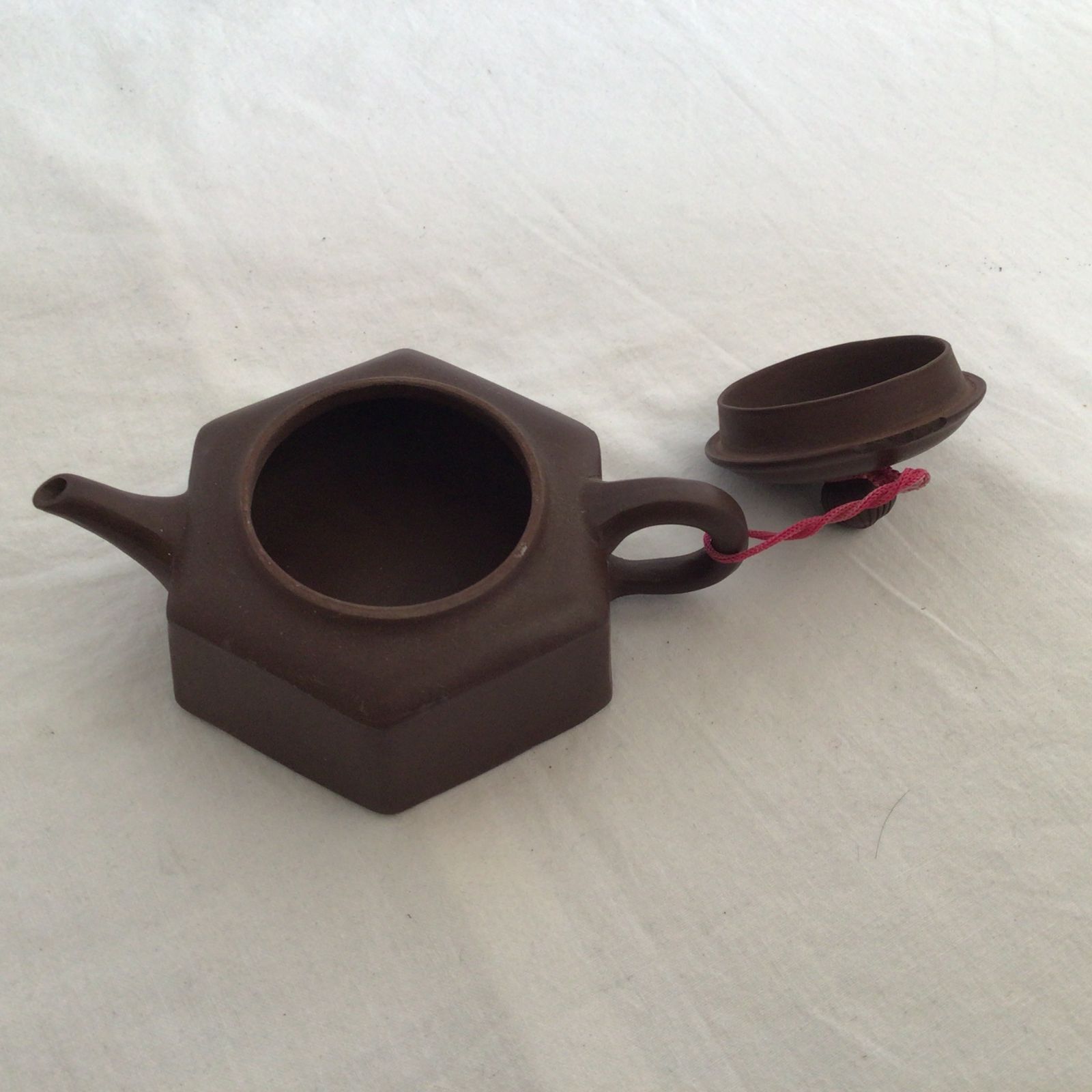 中国茶器】 宜興紫砂壺 六方壺 (六角) 銘あり 煎茶道具 - メルカリ