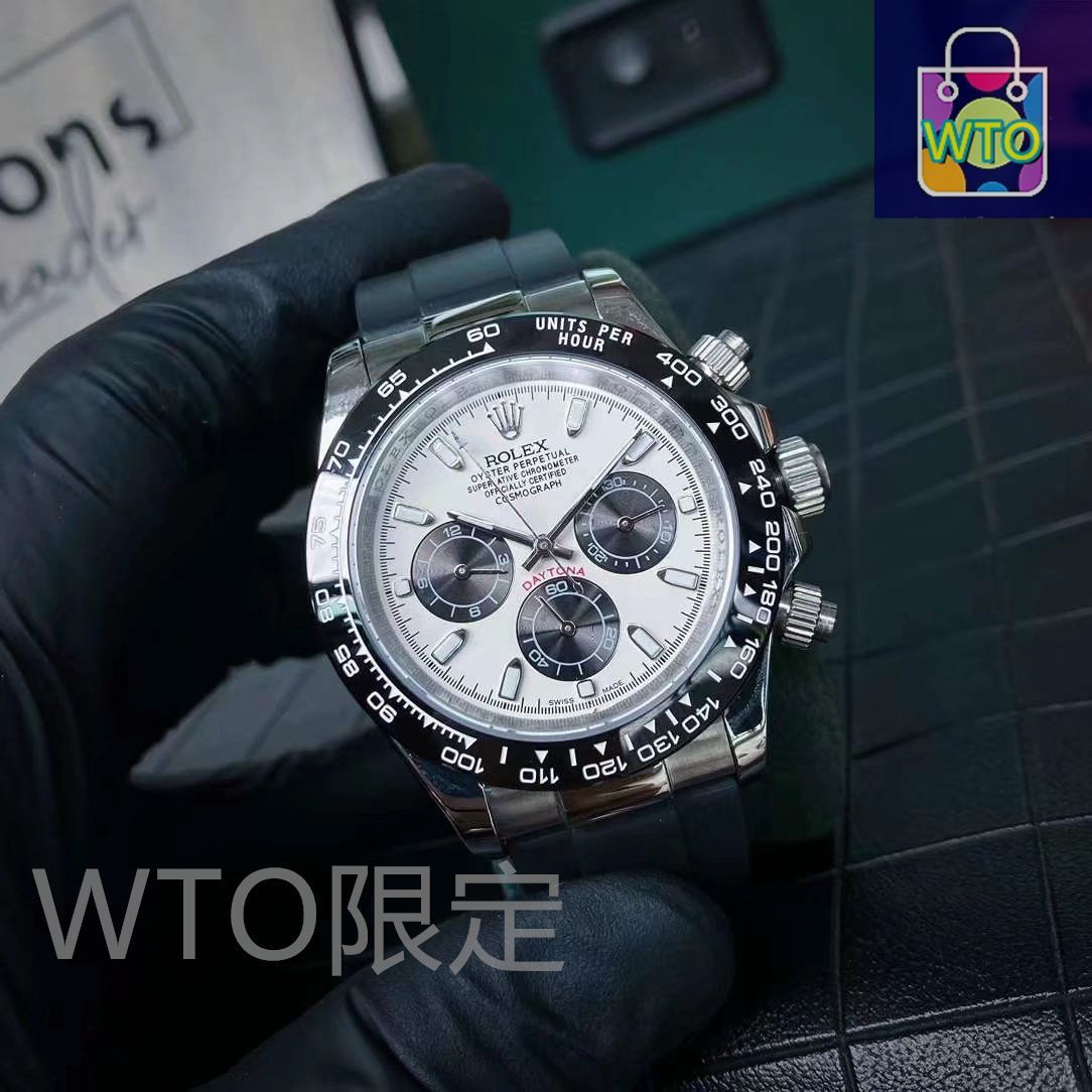 ロレックス デイトナ メンズ 41mm｜機械式クロノグラフ×2WAYベルト｜強化ミネラルガラス|11mm薄型｜ ｜ ♥-WTO輸入2