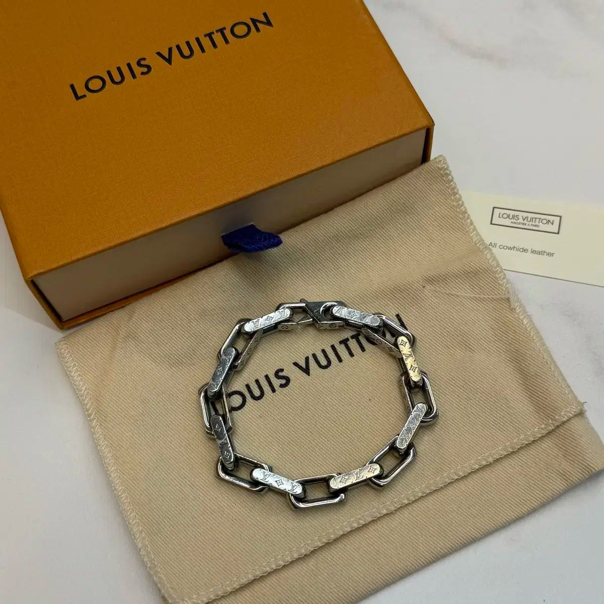 Louis Vuitton ルイヴィトン ヴァージル アブロ モノグラム チェーン ブレスレット
