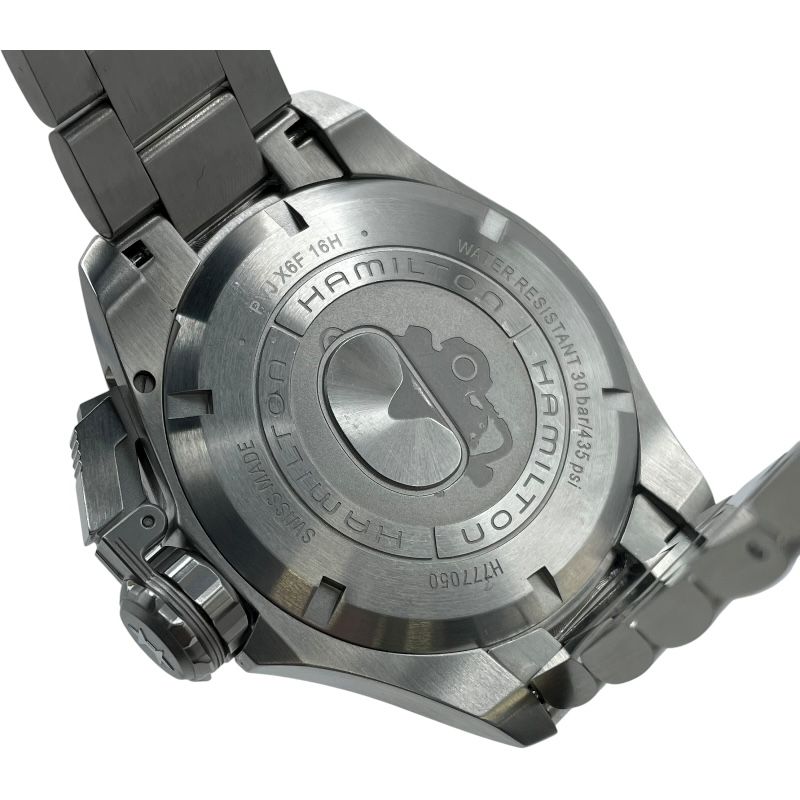 ハミルトン HAMILTON カーキネイビー オープンウォーター H777050 ブルー SS 自動巻き メンズ 腕時計