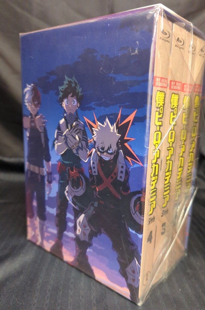 Blu-ray】僕のヒーローアカデミア 5th 初回生産限定版 全4巻 全巻収納