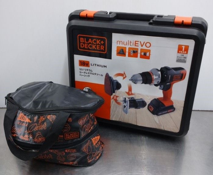 中古品 BLACK+DECKER マルチエボベーシック＆マルノコヘッド 