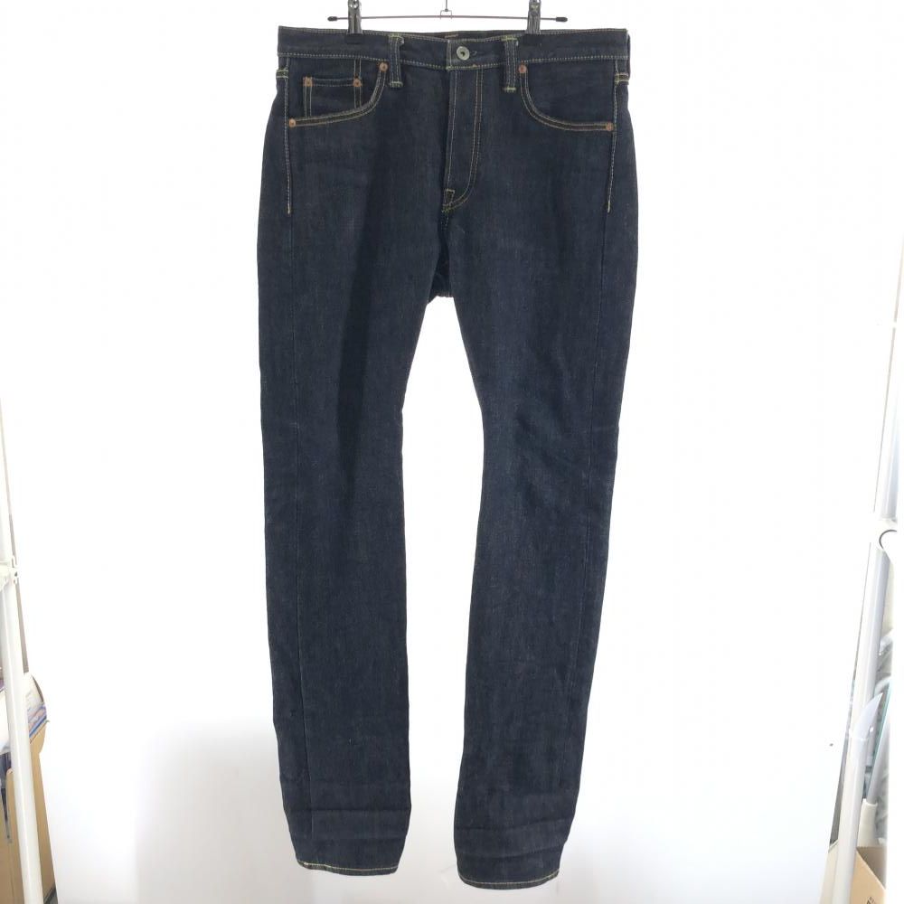 【中古】IRON HEART 555-SST 21oz セルビッチスーパースリムストレート サイズW34 インディゴ アイアンハート[17]