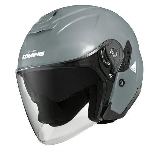 5営業日で発送 KOMINE 必ず 前に仕様をご 下さい HK-172 JETヘルメット B GY L 011720020100