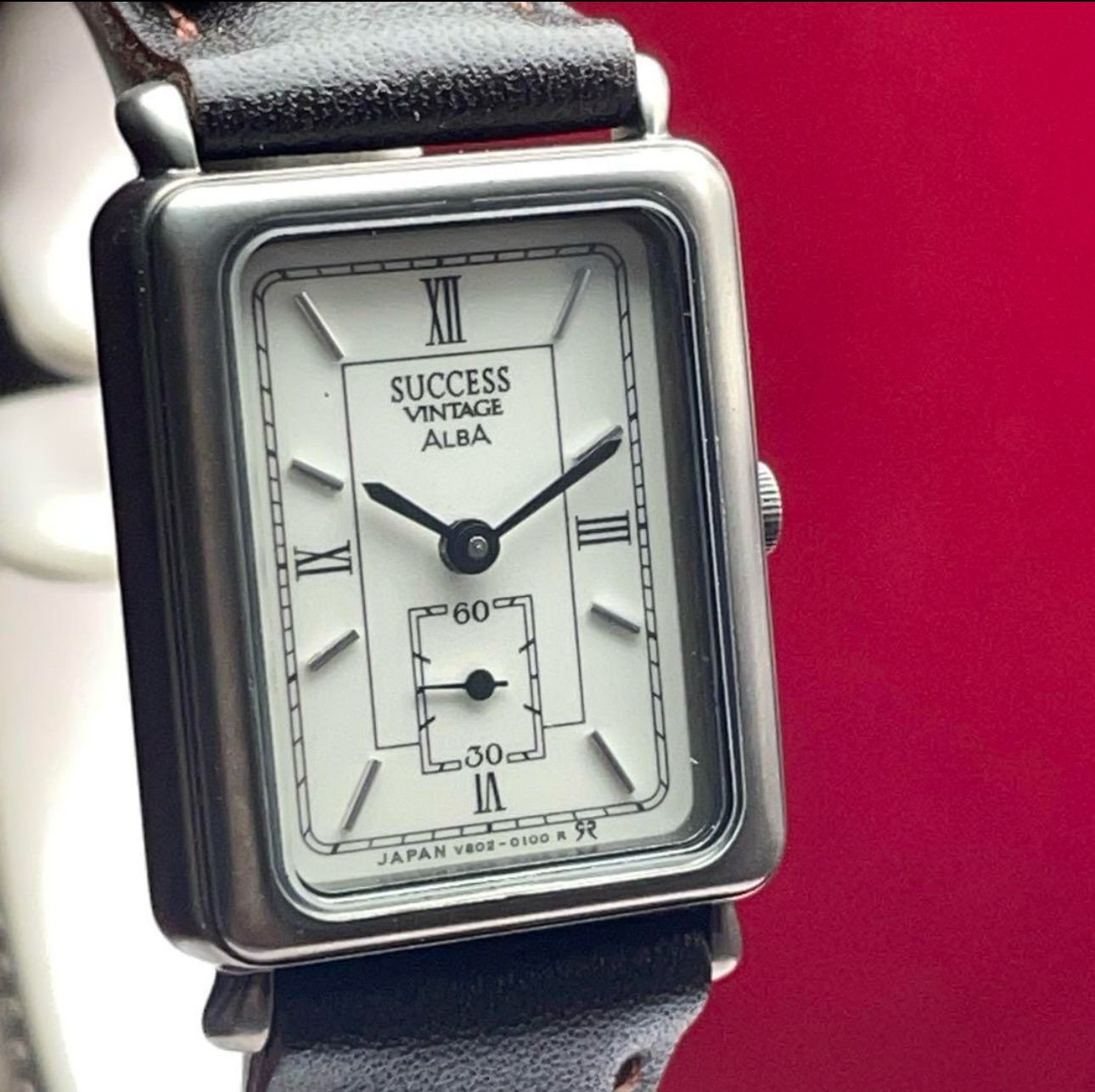 80s SEIKO ALBA SUCCESS VINTAGE スモセコ 腕時計 ALBAのフリマ