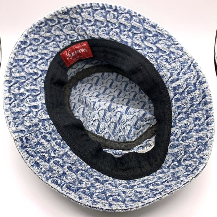 SUPREME シュプリーム 21AW Monogram Denim Crusher Hat