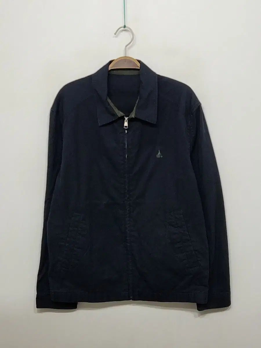 （ 100 ） BEAN POLE(ビーンポール) ブルゾン ネイビー ロゴ コットンジャケット カジュアル