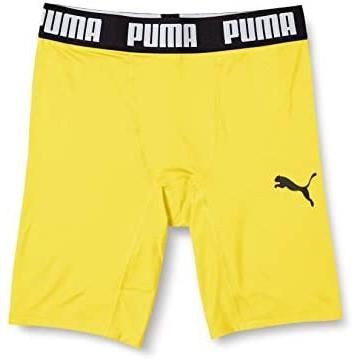 プーマ(PUMA) サッカー コンプレッション ショートタイツ 656333 メンズ サイバーイエロー/プーマブラック(07) Lサイズ