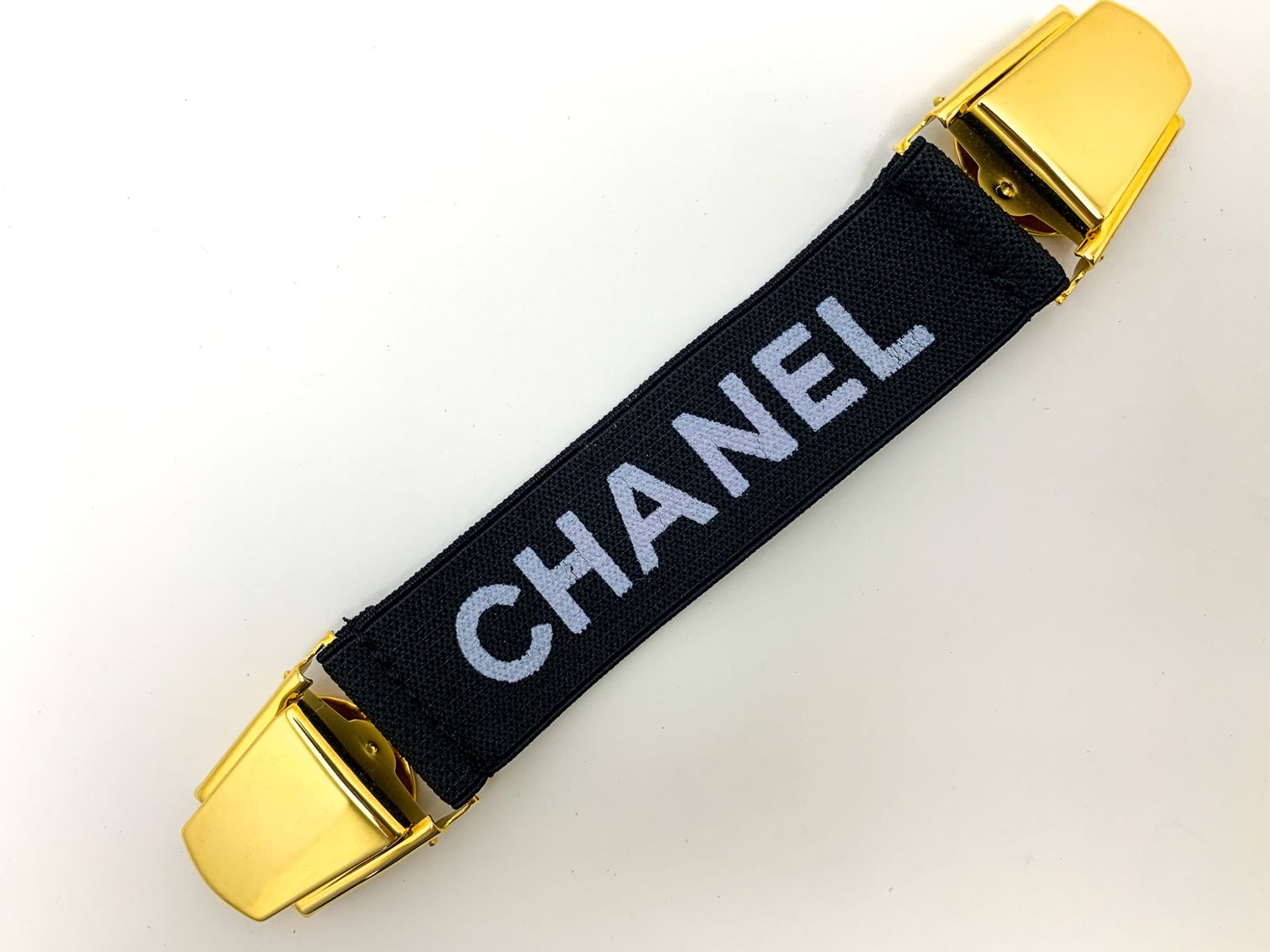 CHANEL シャネル ゴールド金具 左右ペア ベルト アームバンド 袖止め シャツガーター アームガーター アームバンド 小物 ブランド - メルカリ