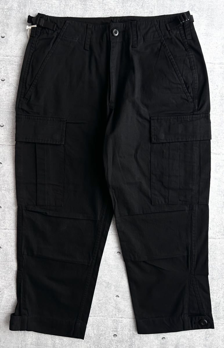 新品 定価 14300円 キッフェ ヘリンボーン カーゴパンツ 九分丈 八分丈 
