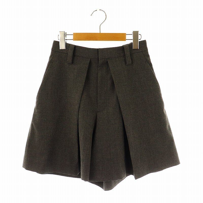 Cygne シーニュ ショートパンツ0 キュロットパンツ シーニュ Cygne フロントタックショートパンツ miniqu キュロット 0