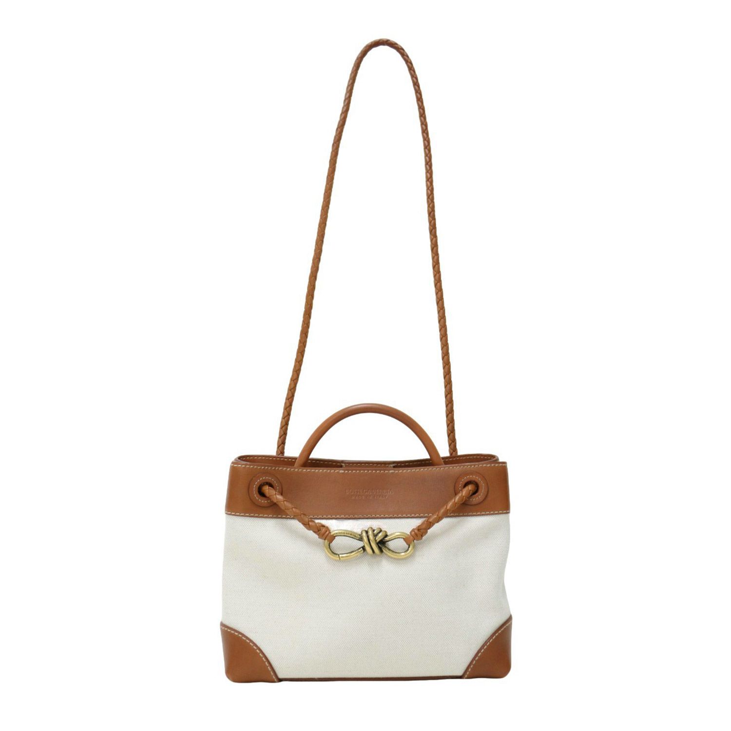 ボッテガべネタ　アンディアーモ　ブラウンショルダーバッグ ボッテガ・ヴェネタ」の新アイコンバッグ、“アンディアーモ”が