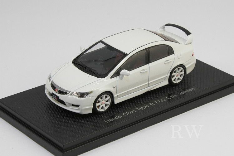 エブロ 1/43 シビック タイプ R FD2 後期 チャンピオンシップホワイト EBBRO HONDA Civic Type R 45057