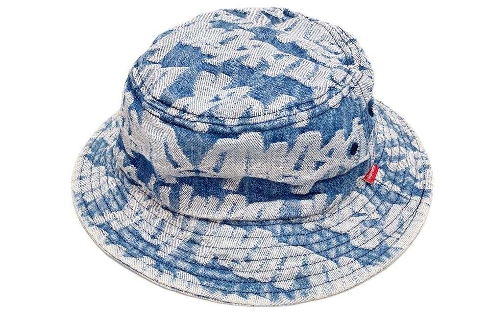 シュプリーム SUPREME Fat Tip Jacquard Denim Crusher Blue ファット
