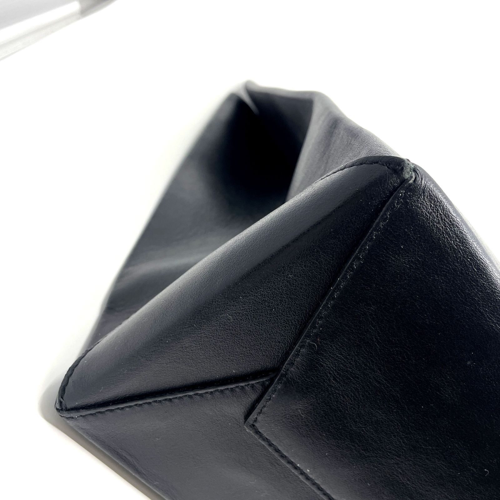 MOSCHINO / モスキーノ ロゴ レザーショッピング トートバッグ  