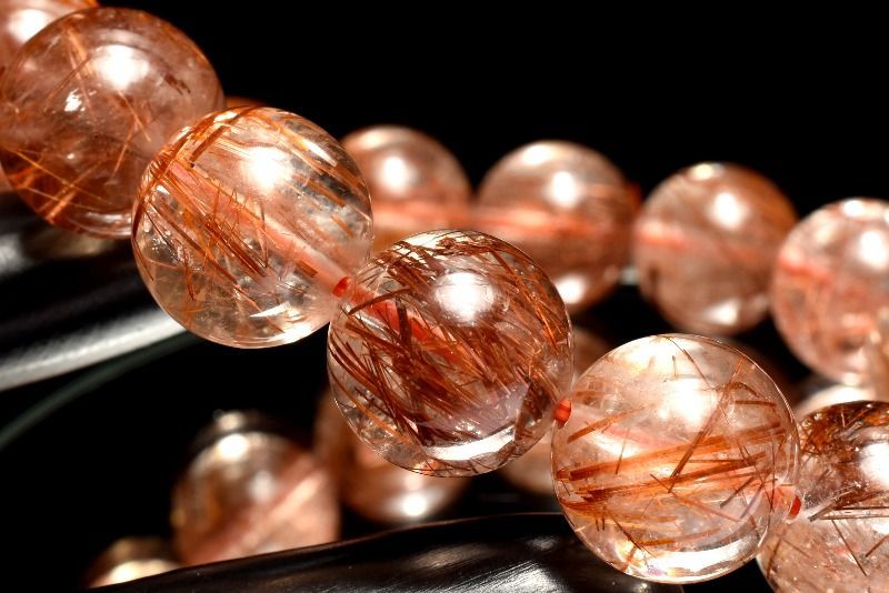 1点物】希少カラー◇太陽の輝き ブロンズルチルクォーツ 13mm 1点物】希少カラー◇太陽の輝き ブロンズルチルクォーツ 13mm