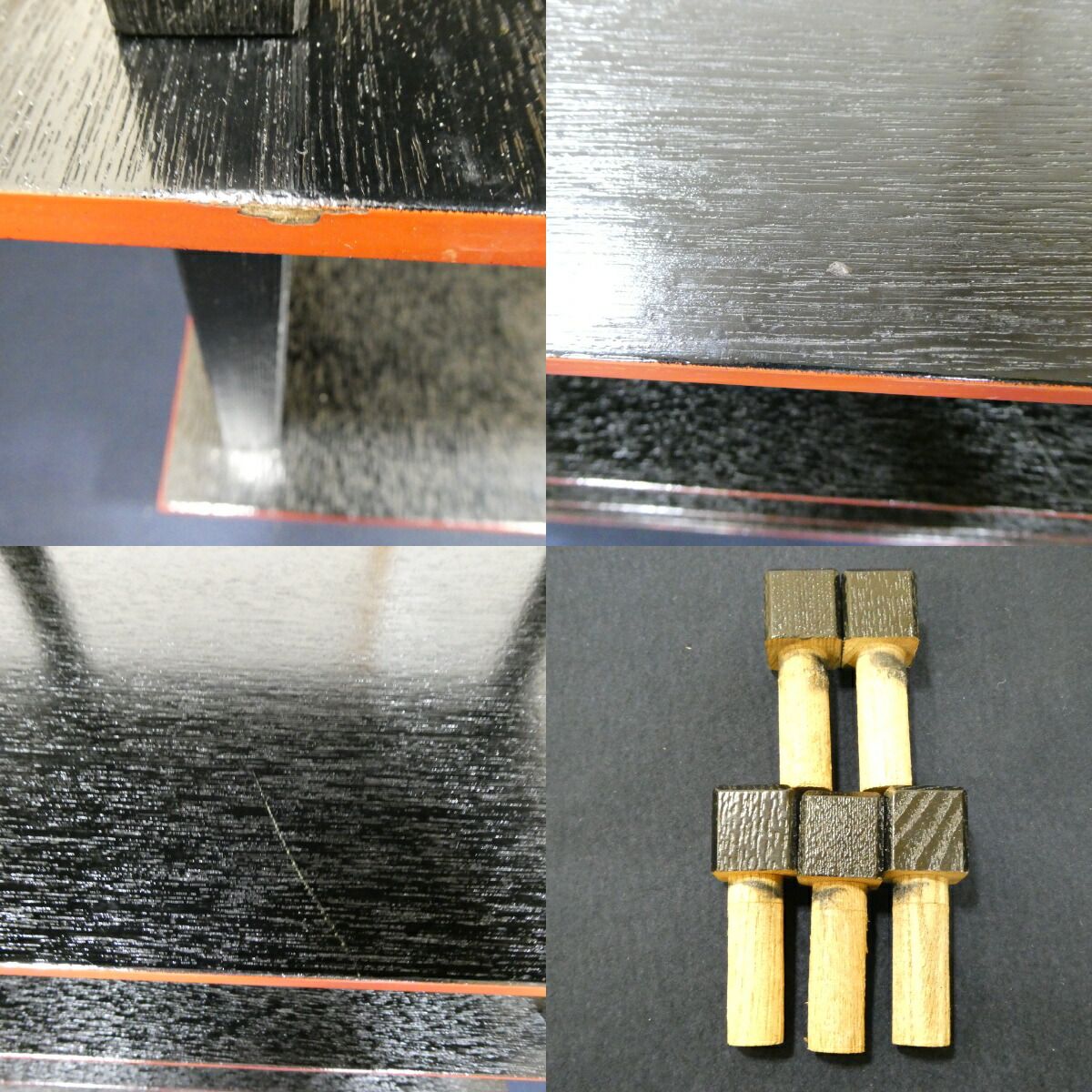 【引き出し付】懐石道具 木製組立式 五段配膳棚 水屋棚 紙箱入り 引き出し付】懐石道具 木製組立式 五段配膳棚 水屋棚 水谷棚