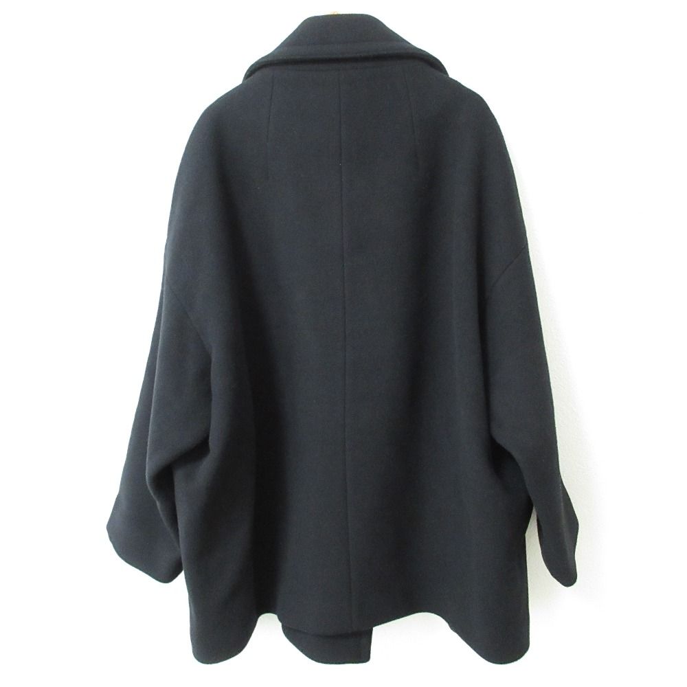 noble メルトンコート 美品 22AW NOBLE ノーブル メルトンスタンドカラーオーバー