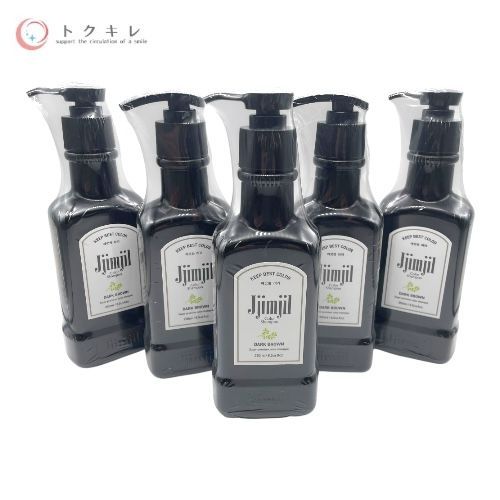 ジムジル ダークブラウン カラーシャンプー 5本セット ジムジル カラーシャンプー ダークブラウン 250ml 白髪染め
