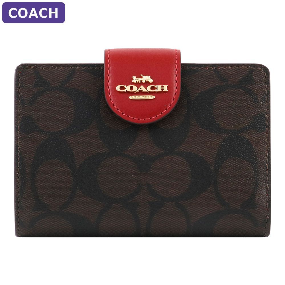 コーチ COACH 財布 二つ折り財布 C0082 IMRVQ シグネチャー ミニ財布