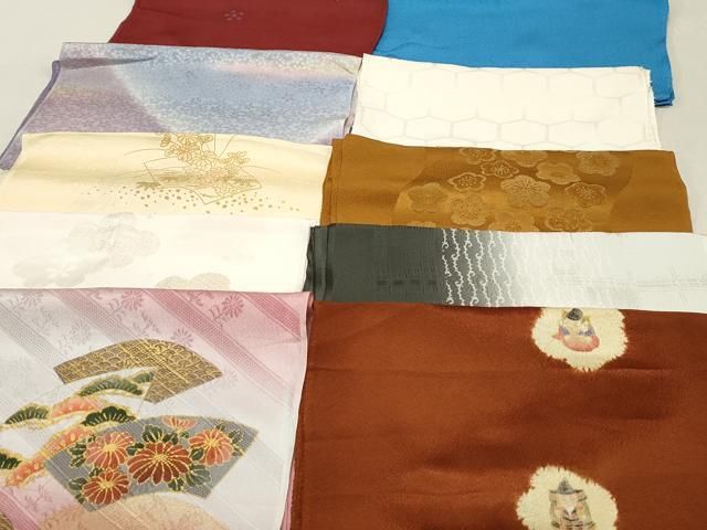 平和屋着物☆和装小物 上質な帯揚げ 10枚セット 逸品 DAAM7815qa