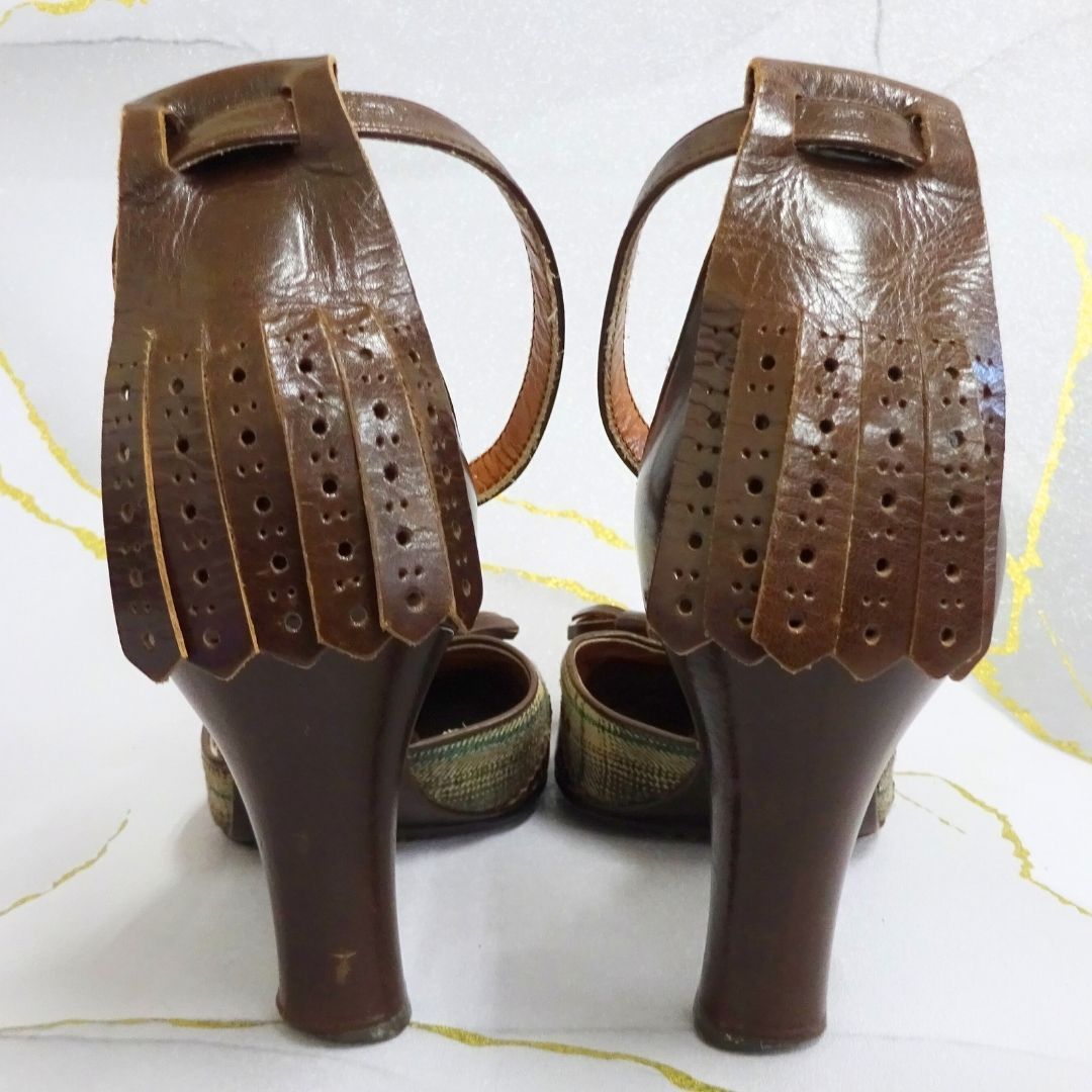 vivienne westwoodアンクルストラップ ブラウン Vivienne Westwood