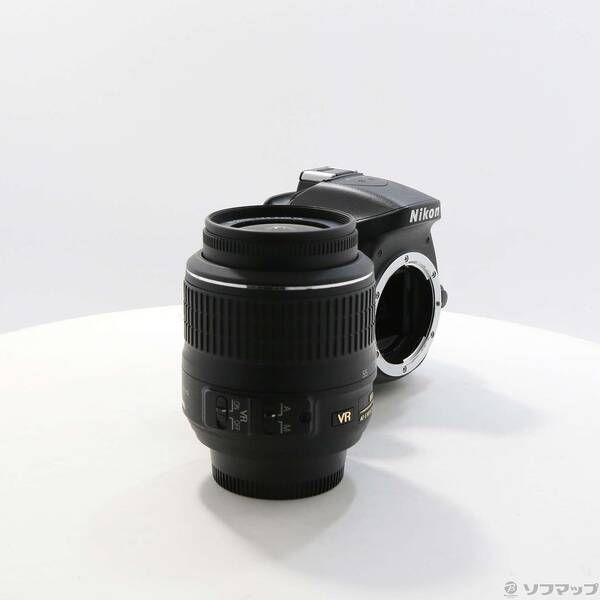 Nikon D5200 18-55VR レンズキット BLACK 中古品〕 NIKON D5200 18-55