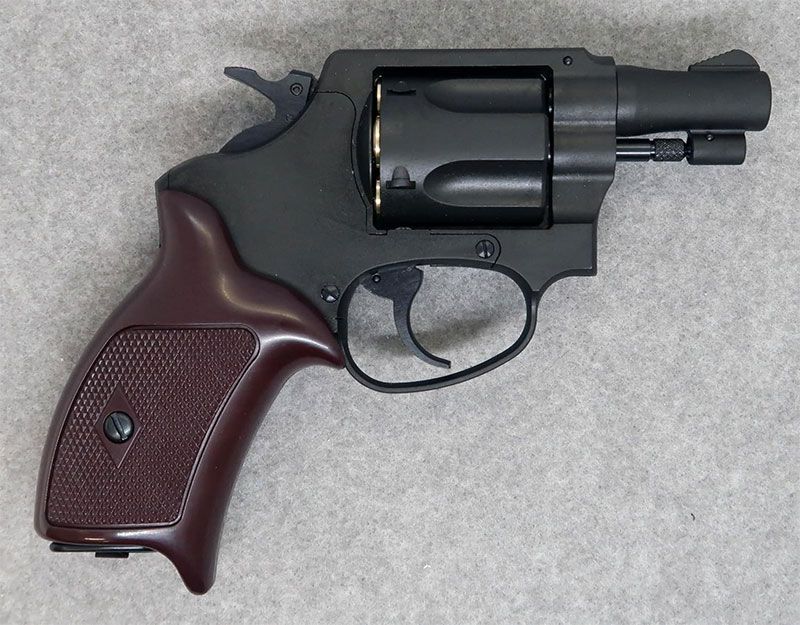 マルシン 6mmBBガスリボルバー ポリスリボルバー 51ミリ銃身